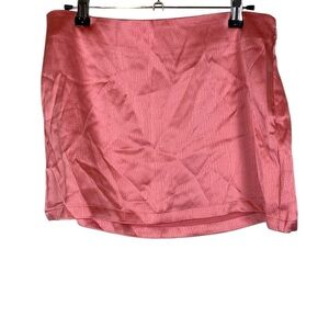 Free People pink mini skirt